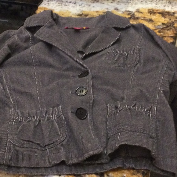 Cute gray corduroy jacket - Picture 5 of 6